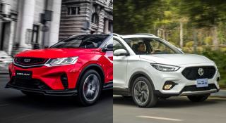 SUV cỡ B Trung Quốc giá dưới 600 triệu đồng: Chọn Geely Coolray Premium hay MG ZS LUX+?